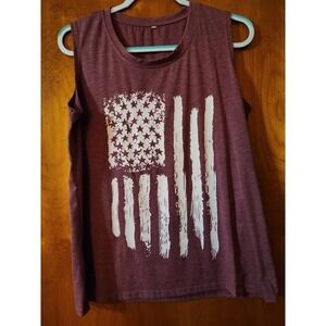 American Flag Tank‎ Top